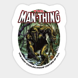 MAN-THING 1974 Sticker